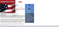 Desktop Screenshot of immigrantrelief.com