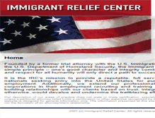 Tablet Screenshot of immigrantrelief.com